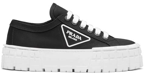 prada black platform shoes|prada platform sneakers women.